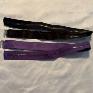 Lululemon Black and Purple Headbands